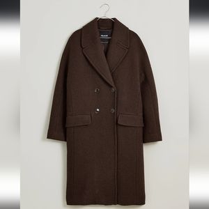 NWT Madewell Gianna Coat in Insuluxe Fabric